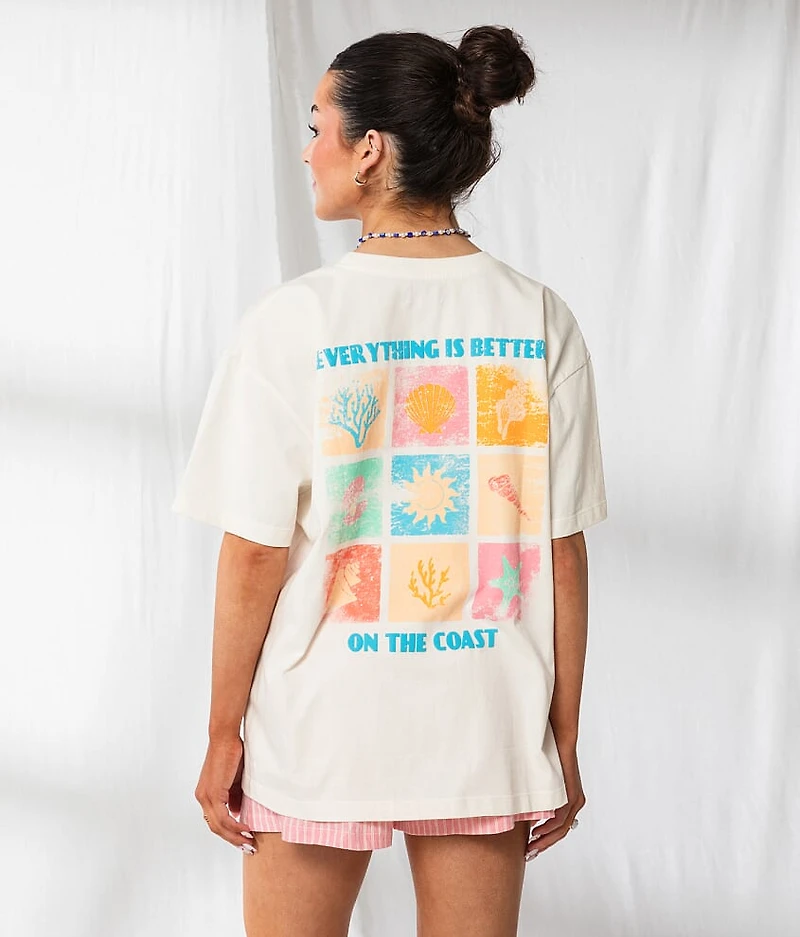 Better On The Coast Oversized T-Shirt
