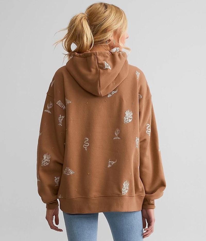 Western Hooded Sweatshirt
