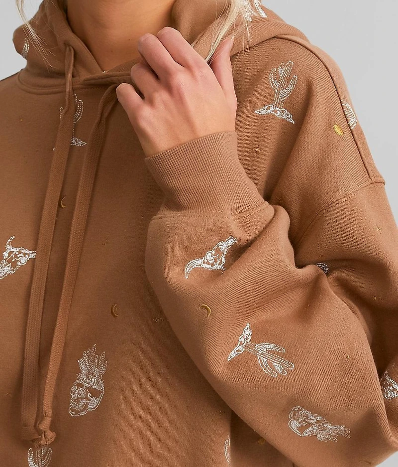 Western Hooded Sweatshirt
