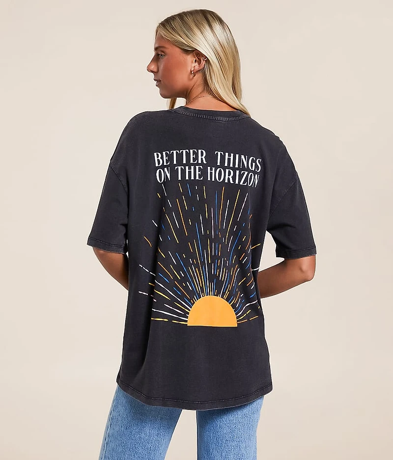 Better Things On The Horizon Washed T-Shirt