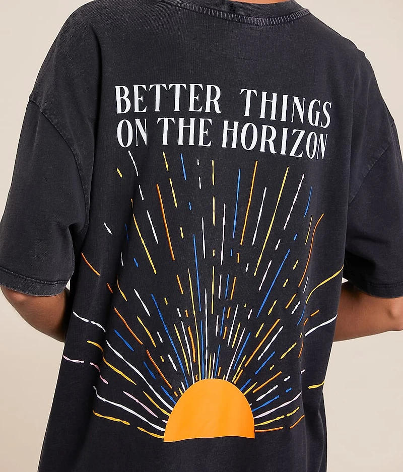 Better Things On The Horizon Washed T-Shirt