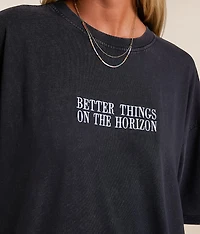 Better Things On The Horizon Washed T-Shirt