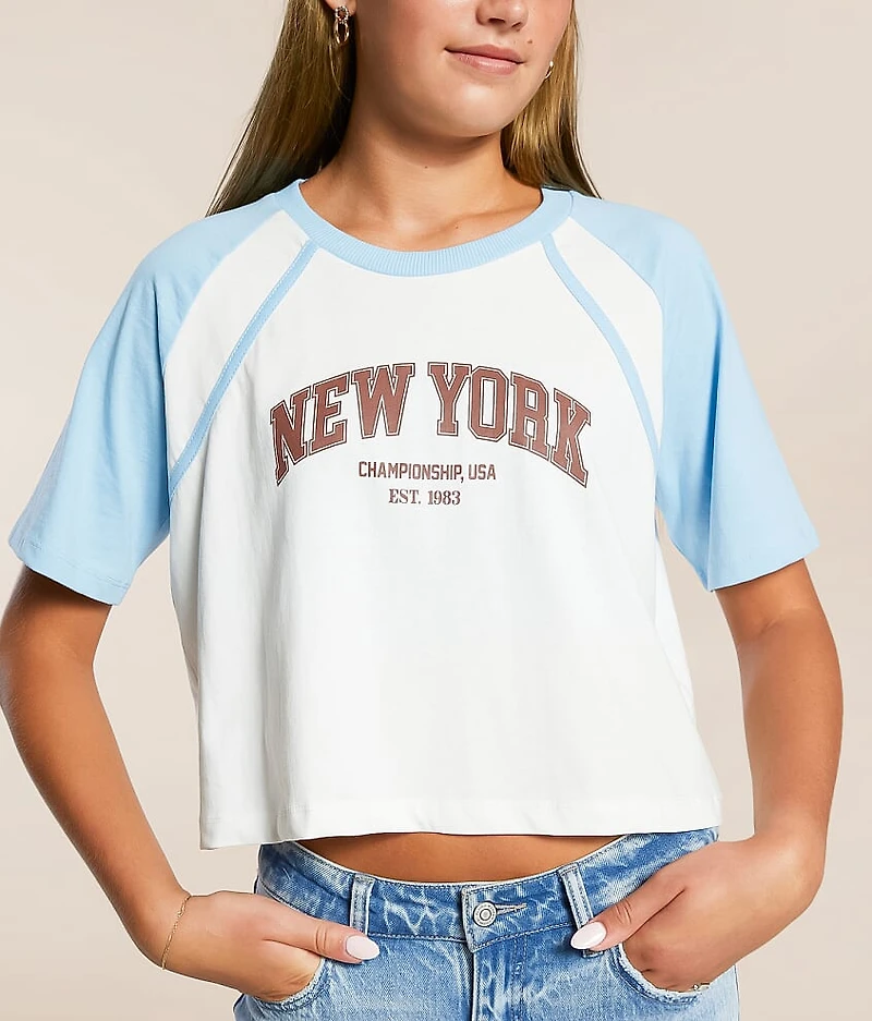 New York Cropped T-Shirt