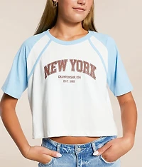 New York Cropped T-Shirt