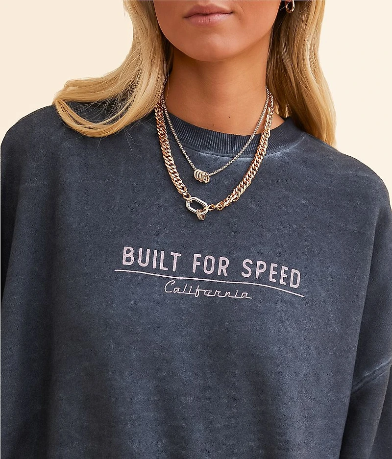 Built For Speed California Oversized Pullover