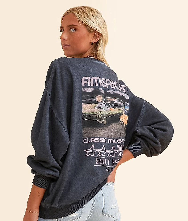 Built For Speed California Oversized Pullover