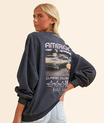 Built For Speed California Oversized Pullover