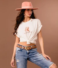 Western Boots Oversized T-Shirt