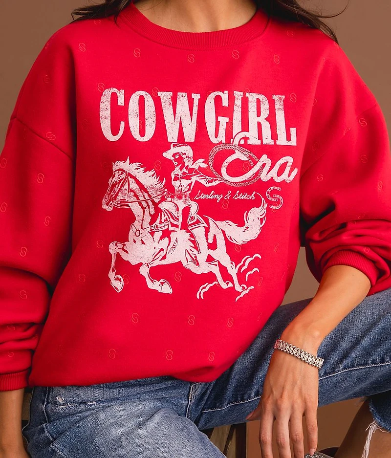 Cowgirl Era Oversized Pullover