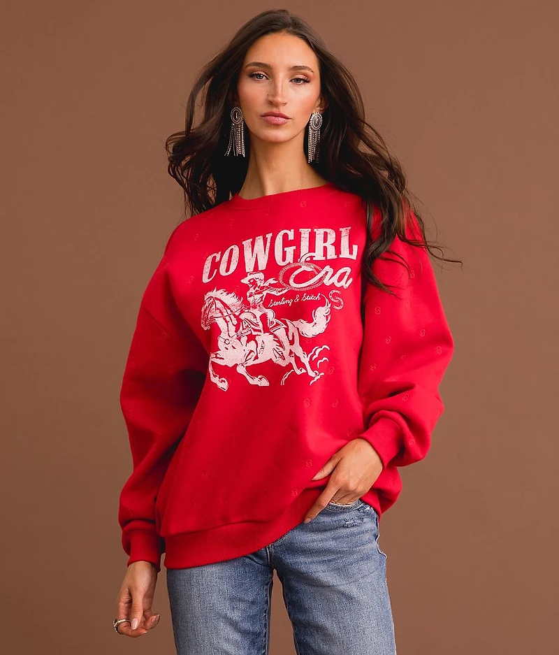 Cowgirl Era Oversized Pullover