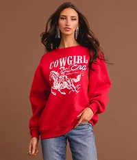 Cowgirl Era Oversized Pullover