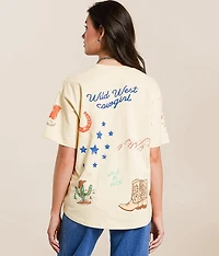 Howdy Tattoo Patch T-Shirt