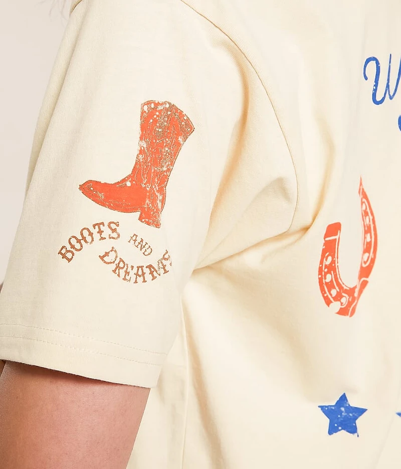 Howdy Tattoo Patch T-Shirt