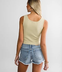 Lace-Up Tank Top