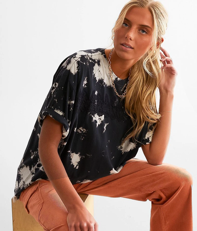 Oversized Bleach Washed T-Shirt