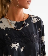 Oversized Bleach Washed T-Shirt