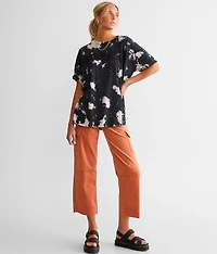 Oversized Bleach Washed T-Shirt