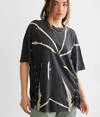 Oversized Bleach Washed T-Shirt