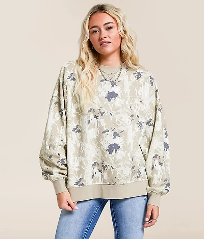 Camo Oversized Pullover