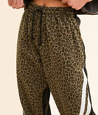 Cheetah Pieced Jogger