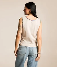 Printed Two Way Tank Top