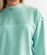 Pieced French Terry Pullover