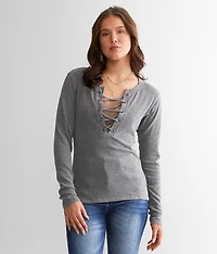 Lace-Up Top
