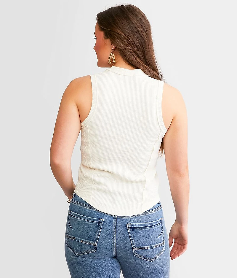 Textured Knit Tank Top