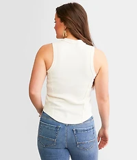 Textured Knit Tank Top