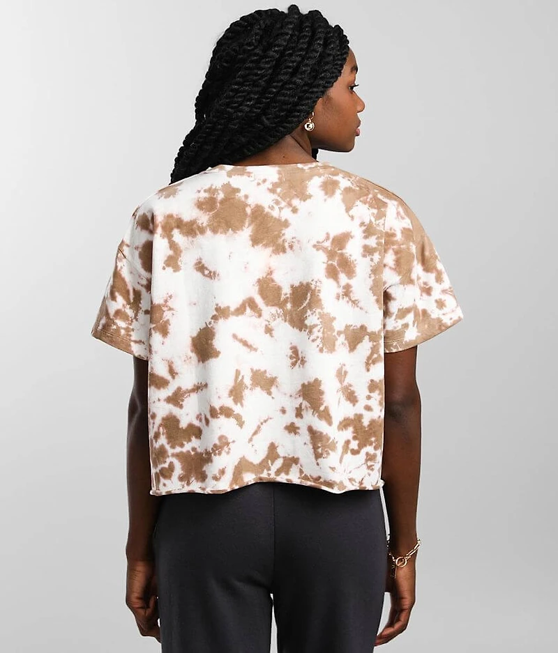 Quarter Zip Tie-Dye T-Shirt