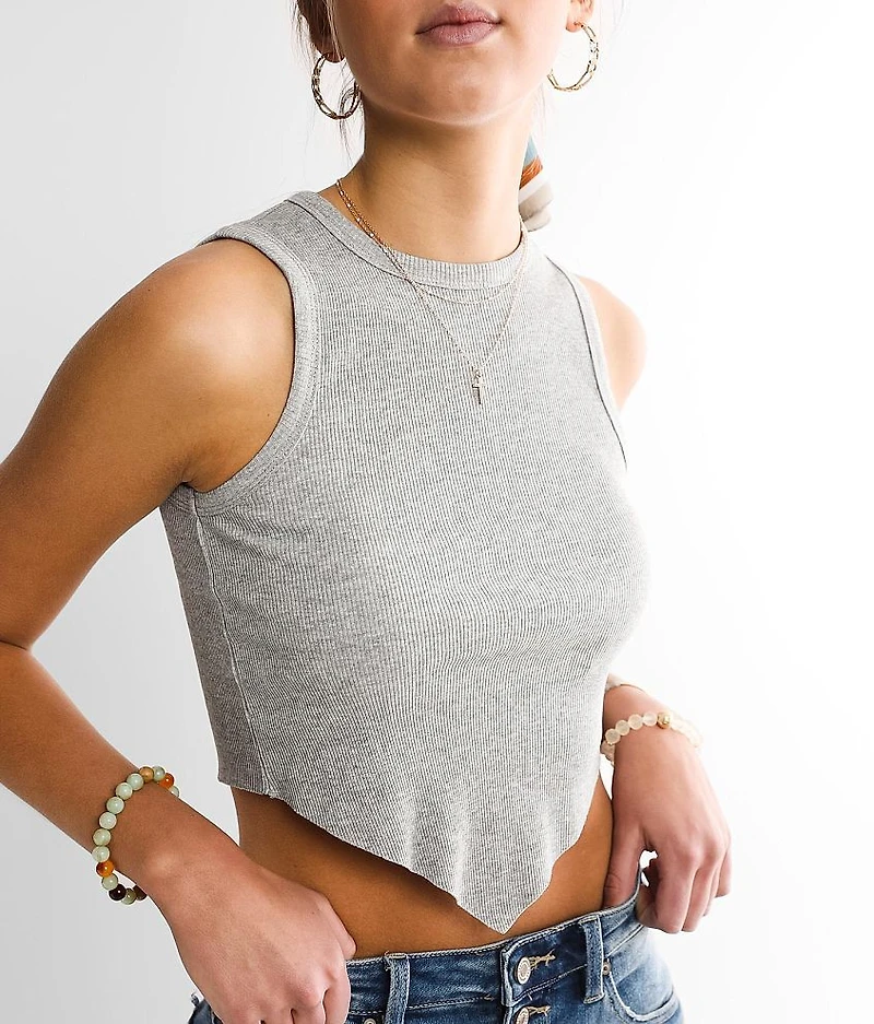 Pointed Hem Tank Top