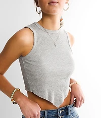 Pointed Hem Tank Top