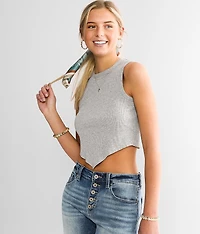 Pointed Hem Tank Top