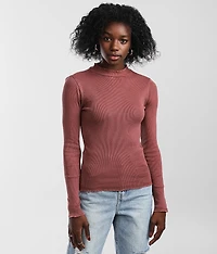 Ribbed Knit Top