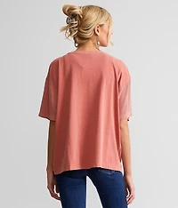 Braided Knit Oversized T-Shirt