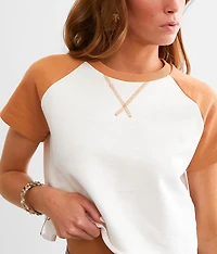 Raglan Cropped T-Shirt