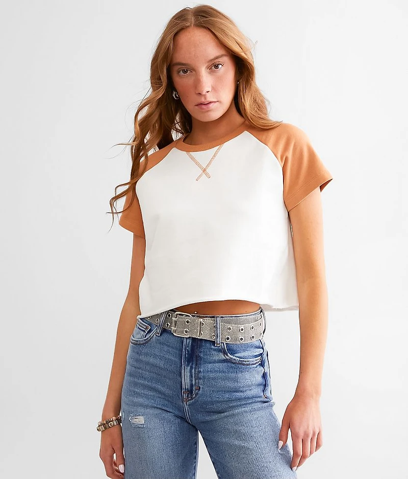 Raglan Cropped T-Shirt