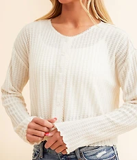 Pointelle Cropped Top