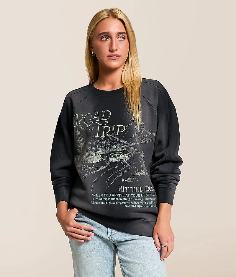 Road Trip Oversized Pullover