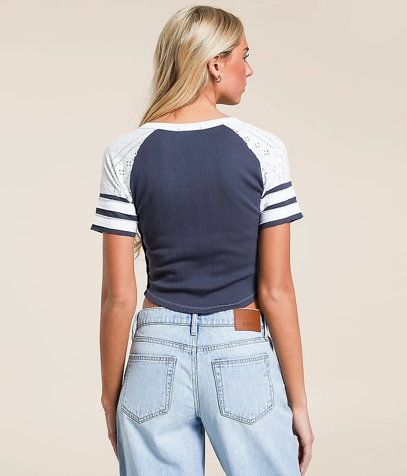 Pieced Crochet Top