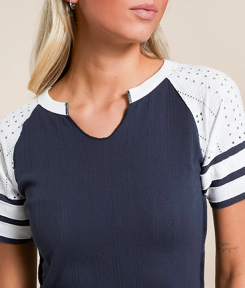 Pieced Crochet Top