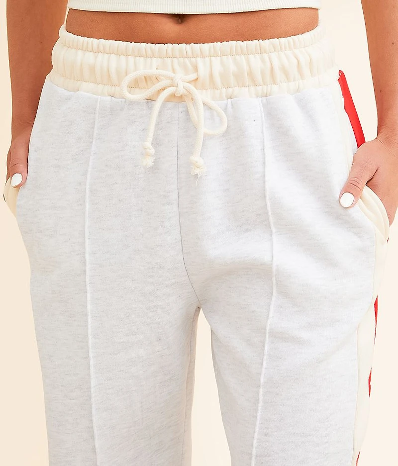 Striped Wide Leg Sweatpant