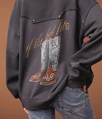 If The Boot Fits Pullover