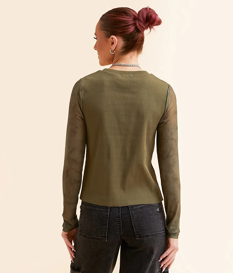 Exposed Seam Top