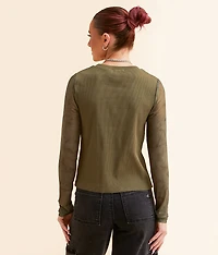 Exposed Seam Top
