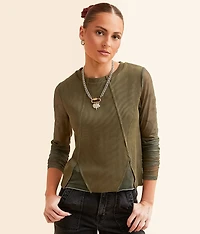 Exposed Seam Top
