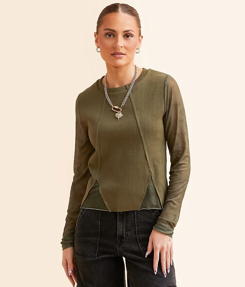 Exposed Seam Top