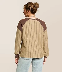 Washed Raglan Sleeve Top