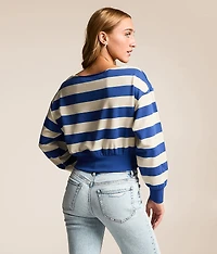 Striped Off The Shoulder Top