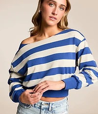 Striped Off The Shoulder Top